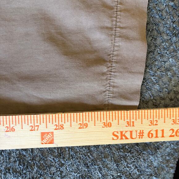 Twelfth Street Cynthia Vincent Women's Linen Blend Pants 6 Brown Minimalist - Picture 6 of 9